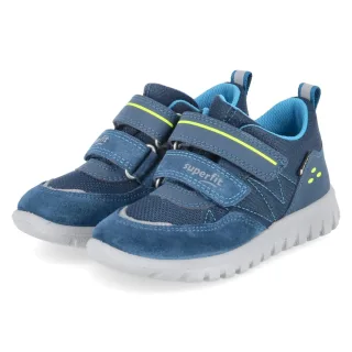 Superfit Klettschuhe SPORT7 MINI - Gr. 29 - Blau - Synthetik, Leder & Textil