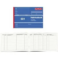 Herlitz Geschäftspapier Herlitz Fahrtenbuch 601 / A6 / 40 Blatt