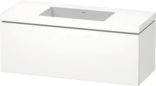 Duravit L-Cube c-bonded Set wandhängend Weiß 1200x480x500 mm - LC6919N8484 LC6919N8484