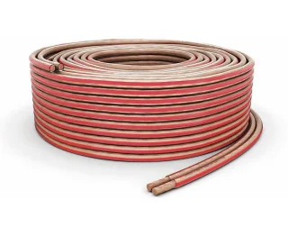 PURELINK Lautsprecherkabel, 2x1,5 mm², 10 m, transparent, OFC
