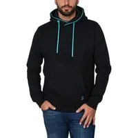riverso Kapuzenpullover Herren Hoodie RIVSandro Regular Fit Longsleeve Sweatshirt mit Cross-Over-Kragen und Kängurutasche