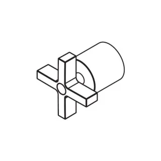 hansgrohe Kreuzgriff Axor Citterio Thermostat 39397000 Aufputz chrom