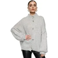 Worldclassca Cardigan WORLDCLASSCA Damen Cardigan Oversize Strickjacke mit Knöpfen Fashion Neue Kollektion - Stilvolle und gemütliche Strickmode für Damen