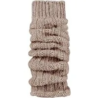 HomeOfSocks Beinstulpen Alpaka Stulpen Damen aus Wolle Grobstrick Leg Warmer Hoher Tragekomfort dank Gummibund Höhe verstellbar