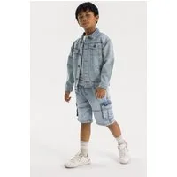 MINOTI Jeansjacke Jeansjacke (3y-14y) trendiger Denim