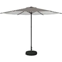 vidaXL Sonnenschirm Garten-Schirm mit Fuß 300 x 300 cm Polyester Rechtwinklig