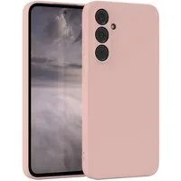 EAZY CASE Handyhülle für Samsung Galaxy A55 Hülle Silikon 6,6 Zoll, Hülle mit Kameraschutz Bumper Case Silikonschutzhülle Rosa / Altrosa