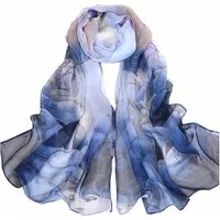 KINSI Modeschal Strandschal 160x50 cm, für Abendkleid, verschiedene Farben, weich, Schal mit Lotosmuster