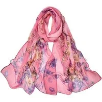 Zaewry Schal Modeschal Chiffon Schal Damen Stola Umschlagtuch Halstuch, Abendkleid Cocktailkleid 50x160cm, Polyester Tuch- Pflegeleichtes