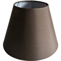 Lichthandel Hoch Lampenschirm E14 Tischlampe braun / cappucino konisch Leuchtenschirm Ersatzschirm, Einfache Montage auf handelsüblichen Lampenfassungen