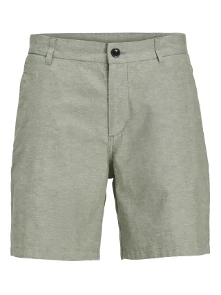 JACK&JONES - JPSTACE SUMMER LINEN BLEND SHORT REG SN Deep Lichen Green - Gr. - L