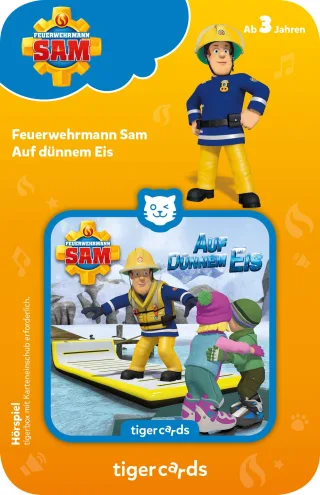 TigerMedia Tigercard 4156 - Feuerwehrmann Sam: Auf dünnem Eis