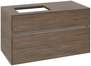 Villeroy & Boch Waschtischunterschrank Collaro C110B0 1000x548x500mm mit Beleuchtung Arizona Oak C110B0VH