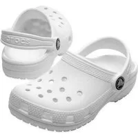 Crocs Sandale Classic Clog K weiss Kinder Badeschuh