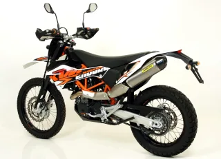 Sport Auspuff Arrow Race-Tech TITAN für KTM 690 SMC R/Enduro R Bj.2009-2016 +Kat eintragungsfrei
