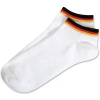 Fries Sneakersocken Deutschland Fußball Socken Sneaker WM EM Schwarz Weiß Grau 35 - 46 Hohe Qualität