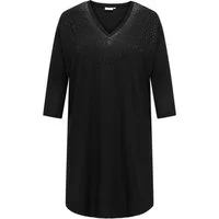 ONLY CARMAKOMA Jerseykleid CARALBA 3/4 SL V-NECK ABK DRESS JRS Sommerkleid