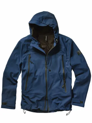Mey & Edlich Herren Vier-Wege-Softshelljacke Grün 75 % Polyamid, 25 % Elasthan