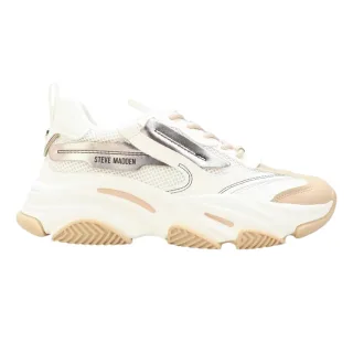 Steve Madden - "Possession-E" Sneaker für Damen, Plattform-Absatz (Cremefarbe)