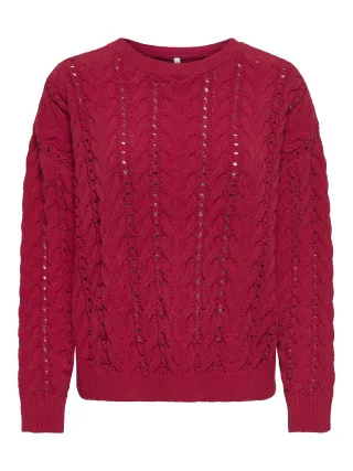 ONLY - ONLELLY LS O-NECK CC KNT - Gr. - M