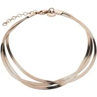 Liebeskind Berlin Fußkette Snake-Chain Edelstahl