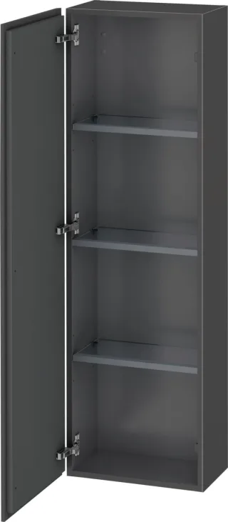 Duravit L-Cube Halbhochschrank Graphit Matt 400x243x1320 mm - LC1168L4949 LC1168L4949
