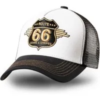 Stars & Stripes Baseball Cap Route 66 Western Mesh Basecap