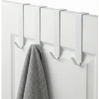 MDCASA Türhaken I Premium Türhaken zum Einhängen inkl. Filzpad, alle gängigen türen, (Set, 4), Stabile Haken zum Einhängen, bis 15 mm Türfalz