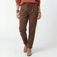 OriginalYou Chinohose Schlupfhose Damen Stretchhose Freizeithose Business Style auch in großen Größen erhältlich, mit Kordelzug