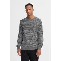 Blend Strickpullover BHBENJAMIN CREW KNIT aus Baumwolle, Regular Fit, Feinstrick, mit Rundhalsausschnitt
