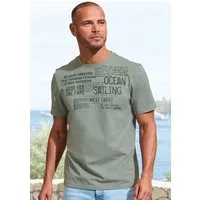 John Devin T-Shirt mit Print Regular-Fit, aus Slub-Qualität, mit Print
