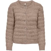 ONLY Strickjacke ONLCABALA LS CABEL CARDIGAN CC KNT Materialmix, regular fit