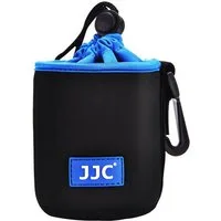 JJC Kameratasche Neopren Beutel für Objektive bis 74x100mm Karabiner & Gürtelschlaufe