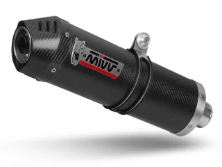 Sport Auspuff MIVV Oval Full Carbon für Suzuki GSF 650 Bandit Bj 2005-2006 Typ:B5 mit ABE