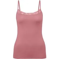 CALIDA Spaghettitop Natural Comfort Lace Damen (1-tlg) mit Spitze am Ausschnitt, verstellbare Träger, funktionell
