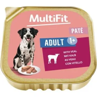 MultiFit Nassfutter Hund Pastete Kalb 36x300 g