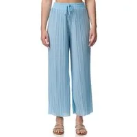 Worldclassca Stoffhose Worldclassca Stoffhose Plissierte Sommer Hose weitem Bein Faltenhose Neue Kollektion - Stilvolle und gemütliche Sommer Mode für Damen