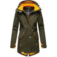 Marikoo Softshelljacke mit Kapuze – Outdoorjacke wind- und wasserabweisend Softshelljacke mit Fleecefutter und abnehmbarer Kapuze