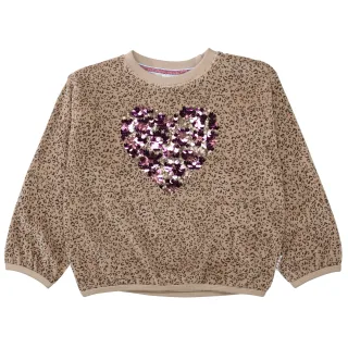 JETTE by STACCATO - Sweatshirt toffee aop - Gr. - 134