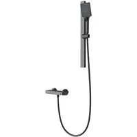 doporro Duschsystem Duscharmatur Komplettset 70 cm Aluminium Duschstange Duschsystem10, 3 Strahlart(en)