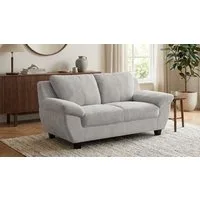 OTTO home 2-Sitzer Silkeborg 161 cm, formschönes Sofa mit dunklen Füßen, aus pflegeleichtem, weichem Luxus-Microfaser