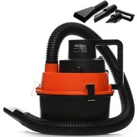 Kraft&Dele Zyklon Hybrid Staubsauger Autostaubsauger + Luftpumpe 12V 155W Zigarettenanzünder, 155 W