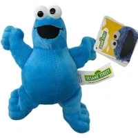 Sesamstrasse Kuscheltier Sesamstrasse Kuscheltier Krümelmonster Kuscheltier Plüsch Figur 20 cm (1-St), Super weicher Plüsch Stofftier Kuscheltier für Kinder zum spielen