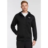 PUMA Trainingsjacke TRAIN ALL DAY PWRFLEECE FULL ZIP für Fitness-Workout, mit WarmCELL-Technologie, Slim Fit Passform