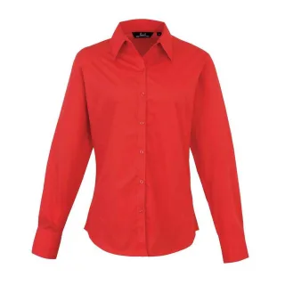 Premier - Bluse für Damen Langärmlig (Rot)