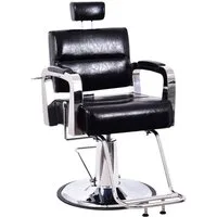 Barberpub Stuhl Barberpub hydraulischer Friseurstuhl Friseursessel 3127BK, 360 ° drehbar mit Sperre
