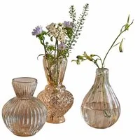 Mirabeau Tischvase Vase 3er Set Faunelle rosé