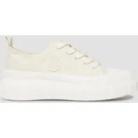 s.Oliver Sneakers Sneaker Textil-Sneaker mit Plateau-Sohle