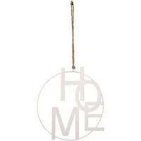 UNUS HOME Wanddekoobjekt Aufhänger HOME (25cm), Hängedeko Wanddeko Fensterdeko Hausdeko Flurdeko