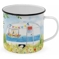PPD Tasse Happy Camping 350 ml, Metall